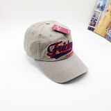 New Custom Spring Style Brim Shape Unconstructed Curve Hat with Applique Embroidery