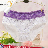 New Design Dots Printed Lacework Cotton Girls Preteen Underwear Model Lady Underwear