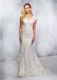 Amelie Rocky Short Sleeve Vintage Mermaid Wedding Gowns Bridal Dresses