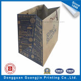 Customized Brown Kraft Paper Shopping Bag for Garment Packing