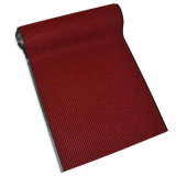 Tne Best 100% Polyester Red Ribbed Carpet