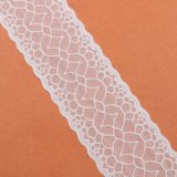 Guangzhou White Stretch Fabric Wholesale Elastic Lace Trim