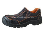 Casual Style Split Embossed Leather Safety Shoes (HQ05057)