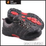 Cemented Rubber Safety Shoe with Suede Leather (SN5160)