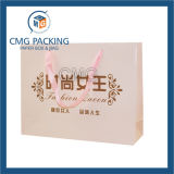 Fashion Clothing Carrier Hand Paper Bag with Contact Details (CMG-MAY-029)