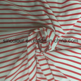 88%Polyester 12%Spandex Striped Aop Fabric for Swimwear