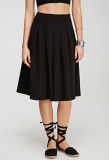 Popular Hepburn Wind A-Line Ladies' Pleated Skirt for Women