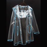 Adult Fashion Single Foldable Crystal Long Raincoat for Camping