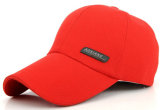 Logo Embroidered Red 6 Panel Golf Cap