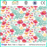 Durable Polyester Oxford Custom Printed Fabric with Flower Pattern