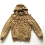 2017 Bulk Custom 100% Cotton Men's Cotton Hoodies Winter Jackets