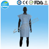 Medical Short Sleeve Patient Gown, Non-Woven Patient Gown