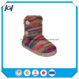Colorful Knitted Women Winter Indoor Slipper Boots Wholesale