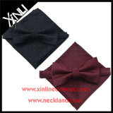 Pure Silk Woven Wholesale Bow Tie Sets with Matching Handkerchief