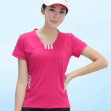 OEM Women Dry Fit T-Shirt Fitness Sport Wear T-Shirts
