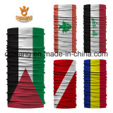 Custom Print Logo Polyester Seamless Tube Flags Bandana