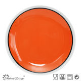 Colorful Glazing Simple Dinner Plate