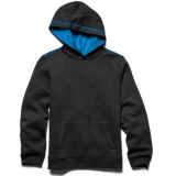 Black Mens Sleeveless Cotton Hoody