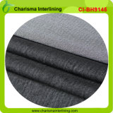 Weft Insert Brushed Knitted Interlining Napping Fusible Interlining for Uniform Bh9145