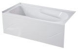 Cupc Tile Flange Apron Front Bathtub Integrated Skirt Bath Tub