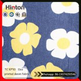 Small Order Sunflower Printed Denim Fabric for Children
