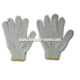 7g Bleached White String Knit Working Glove Textile Cotton Glove-2402
