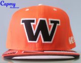 Orange Colour Cotton Snapback Cap Hat Supplier