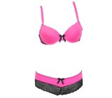 2016 New Design Bra with Lace Trimmed Panty (EPB267)