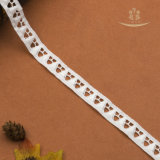 White Knitted African Wholesale Jacquard Nylon Cord Lace