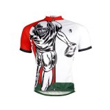 Cartoon Rugger Figured Men's Breathable Short Sleeve Cycling Jersey