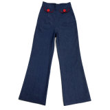 Us Plus Size Ladies Denim Long Pants