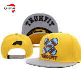 Yellow 3D Embroidery Snapback Caps
