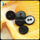 Black Round Nature Two Holes Shell Button