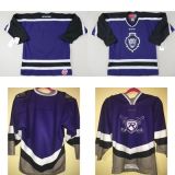 Customized Echl Reading Royals Blue Goalit Cut Hockey Jerseys