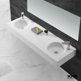 Quality Assurance Modern Hotel Solid Surface Bathroom Wash Sink (171012)
