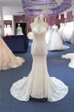 Sexy Fashion Lace Mermaid Beading Evening Bridal Wedding Dress