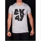 Fashion Cotton/Polyester Printed T-Shirt for Men (M002)