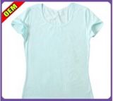 Fashion Sexy Cotton Printed T-Shirt for Women (W281)