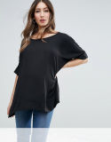 Maternity Oversized Himono T Shirt with V-Back