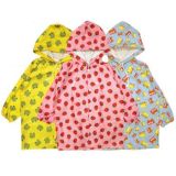 Kids Colourful Durable Polyester Raincoat Jacket with Full Print