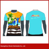 Custom Made Sublimation Printing Polyester T Shirts (R135)