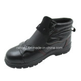 Split Embossed Leather Safety Shoes with Mesh Lineing (HQ06003)