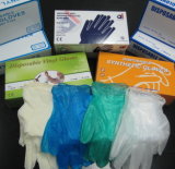 Pre Powdered Disposable Vinyl Gloves ISO Ce FDA