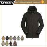 Military Men's Outdoor Hunting Hoodie Waterproof Softshell Jacket