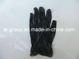 Black Disposable Power Free Vinyl Gloves for Beauty and Tattoo