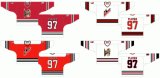 Quebec Major Jr Hockey League Drummondville Voltigeurs Customized Hockey Jersey