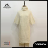 Women Turtleneck Short Sleeve Knitted Dress