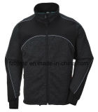 Men's Knitted Jacket Waterproof Workwear with Reflective Strips