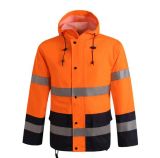 Best Polyester Raincoat Police Raincoat Luminous Waterproof