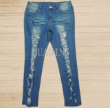 Latest Fashion High Quality Wholesale Women Denim Jeans (Hdlj0049)